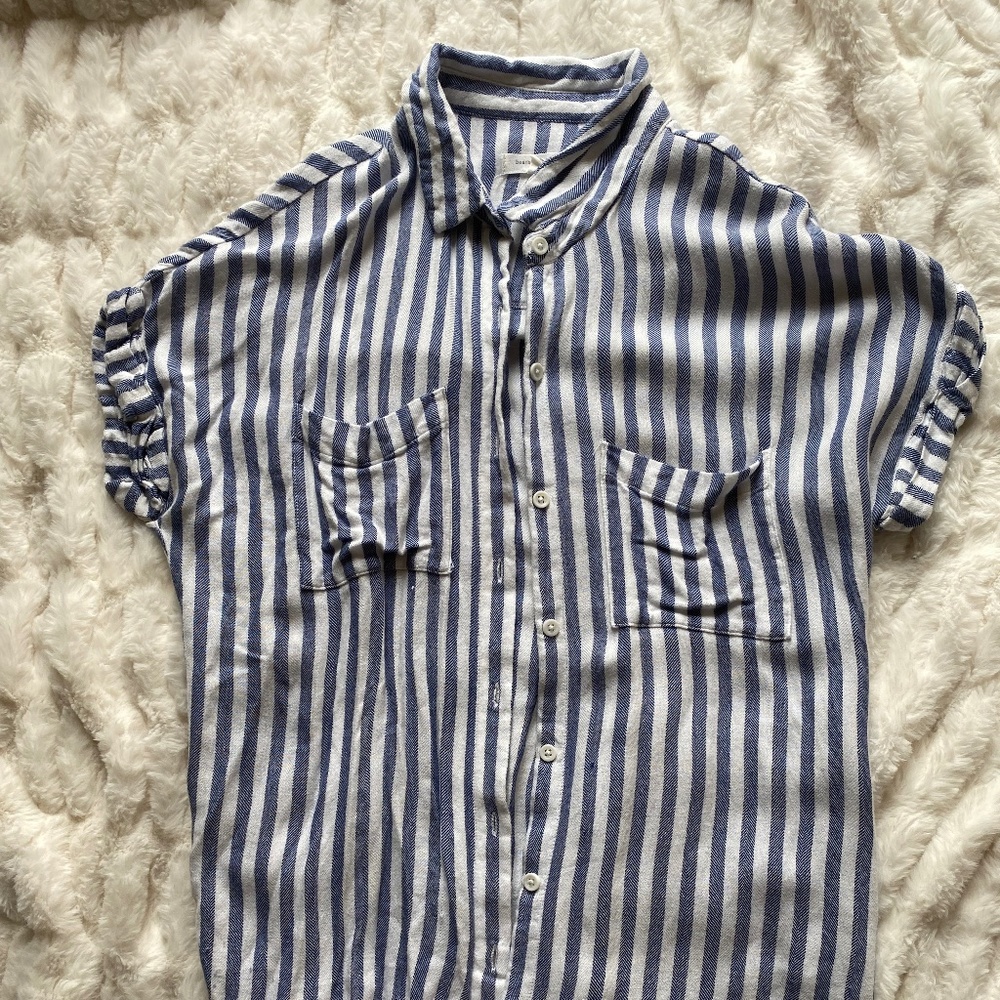 Beachlunchlounge Striped Shirt Size Small